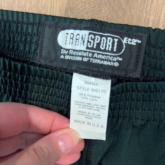 TranSport Size Small Black Joggers Kids Basketball Workout Casual - Picture 6 of 7